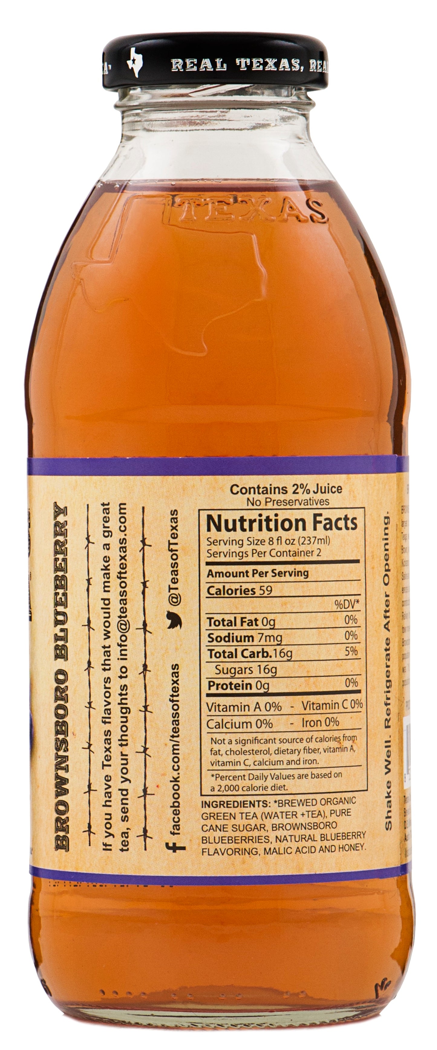 Brownsboro Blueberry Green Tea (case)