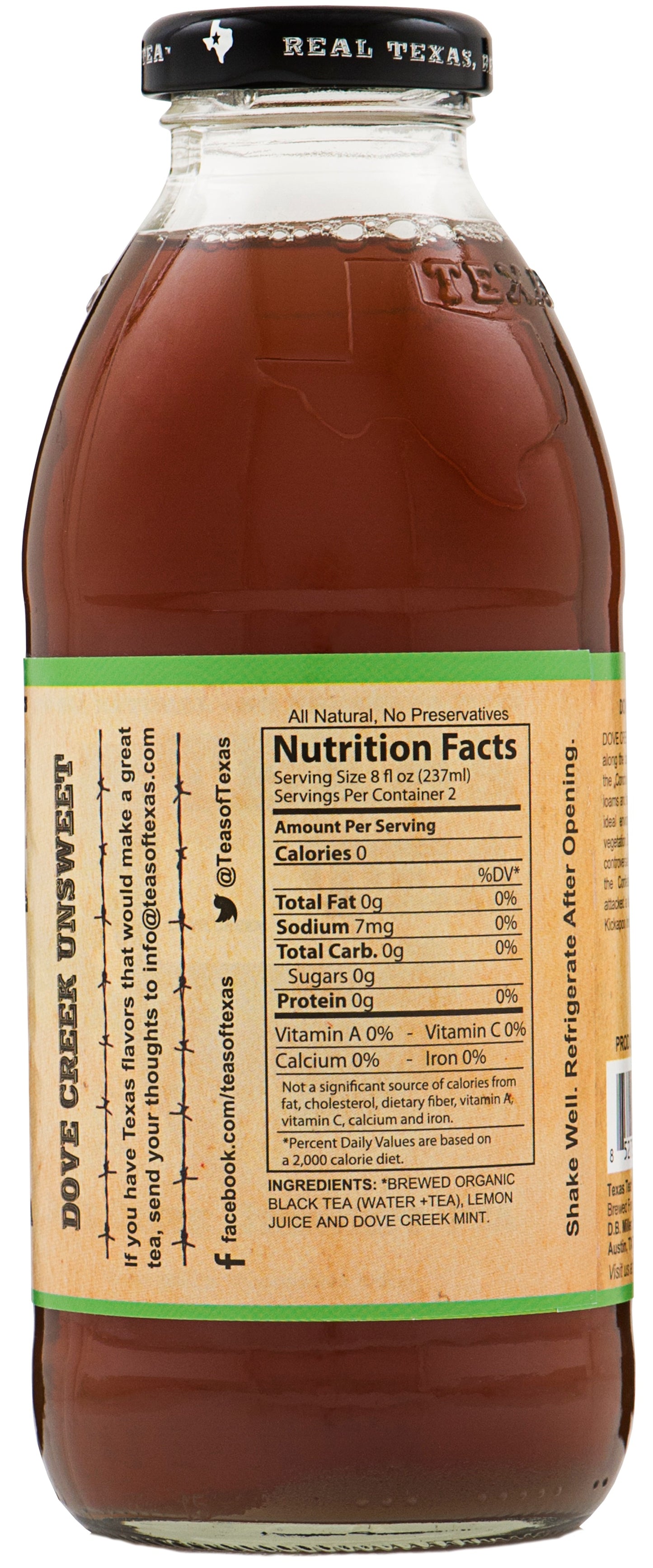 Dove Creek Unsweet Tea (case)